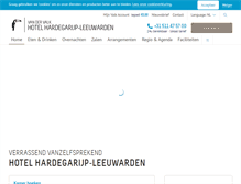 Tablet Screenshot of hotelhardegarijp.com